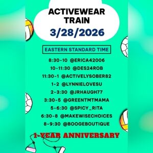 Active Wear Train 🚂 Show!!!